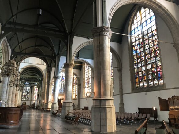 Stained Gladd Windows St. Johns Church Gouda Netherlands