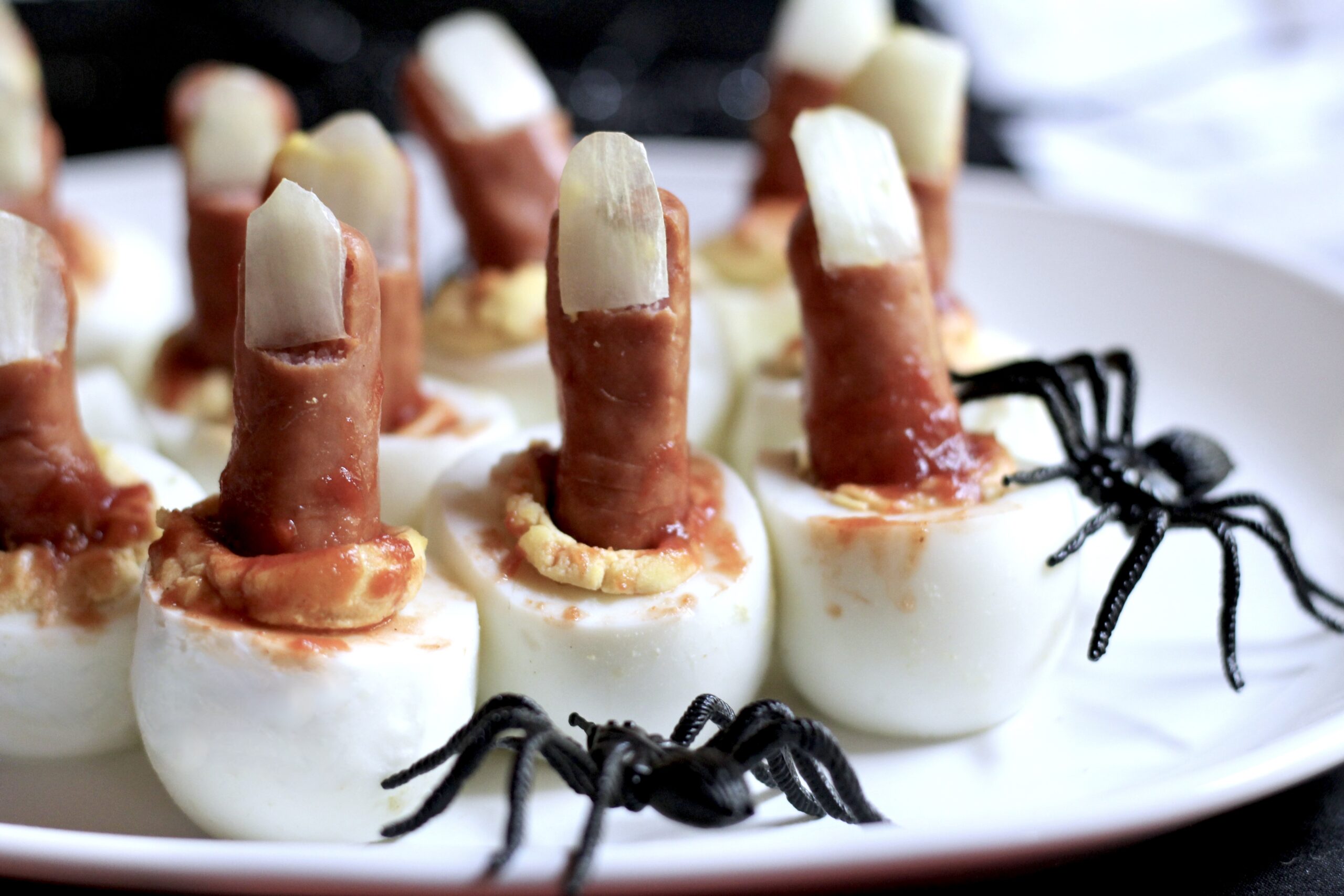 Rotten Eggs * Halloween * With Bloody Eggs Variation Recipe by renee -  Cookpad