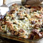 fennel smoked gouda sourdough casserole