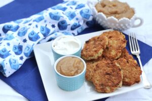 Latkes with Pear Cardamom sauce