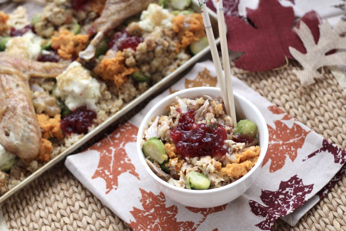 Thanksgiving Leftovers Fried Rice