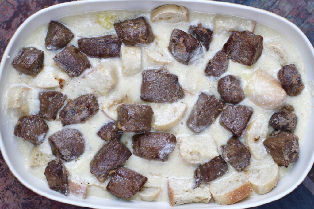 Cheese Fondue Sirloin Casserole 