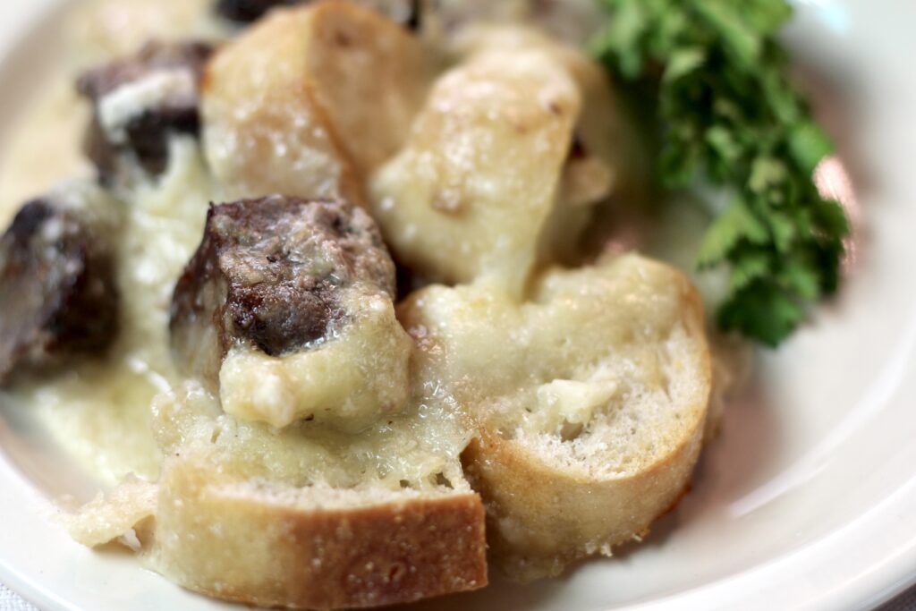 Cheese Fondue Sirloin Casserole 