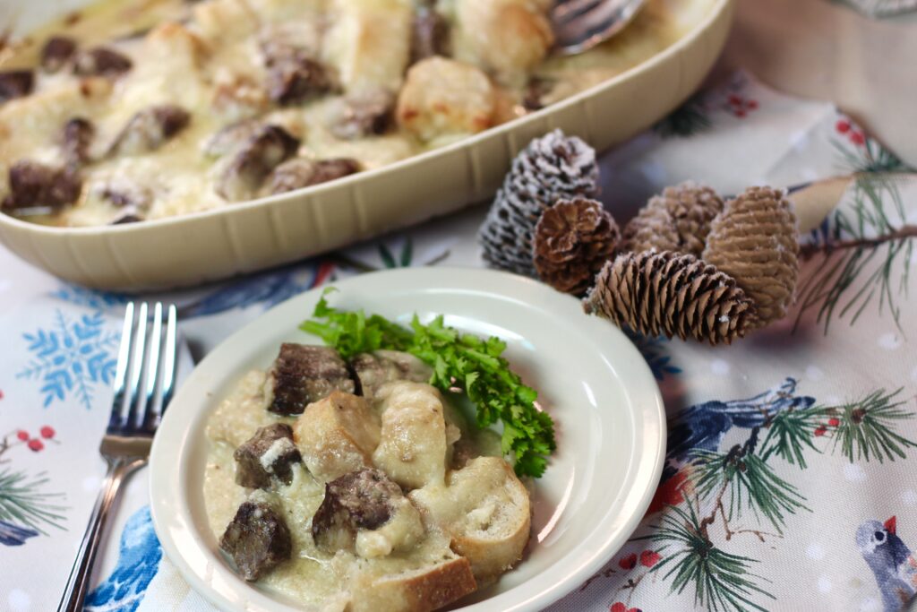 Cheese Fondue Sirloin Casserole