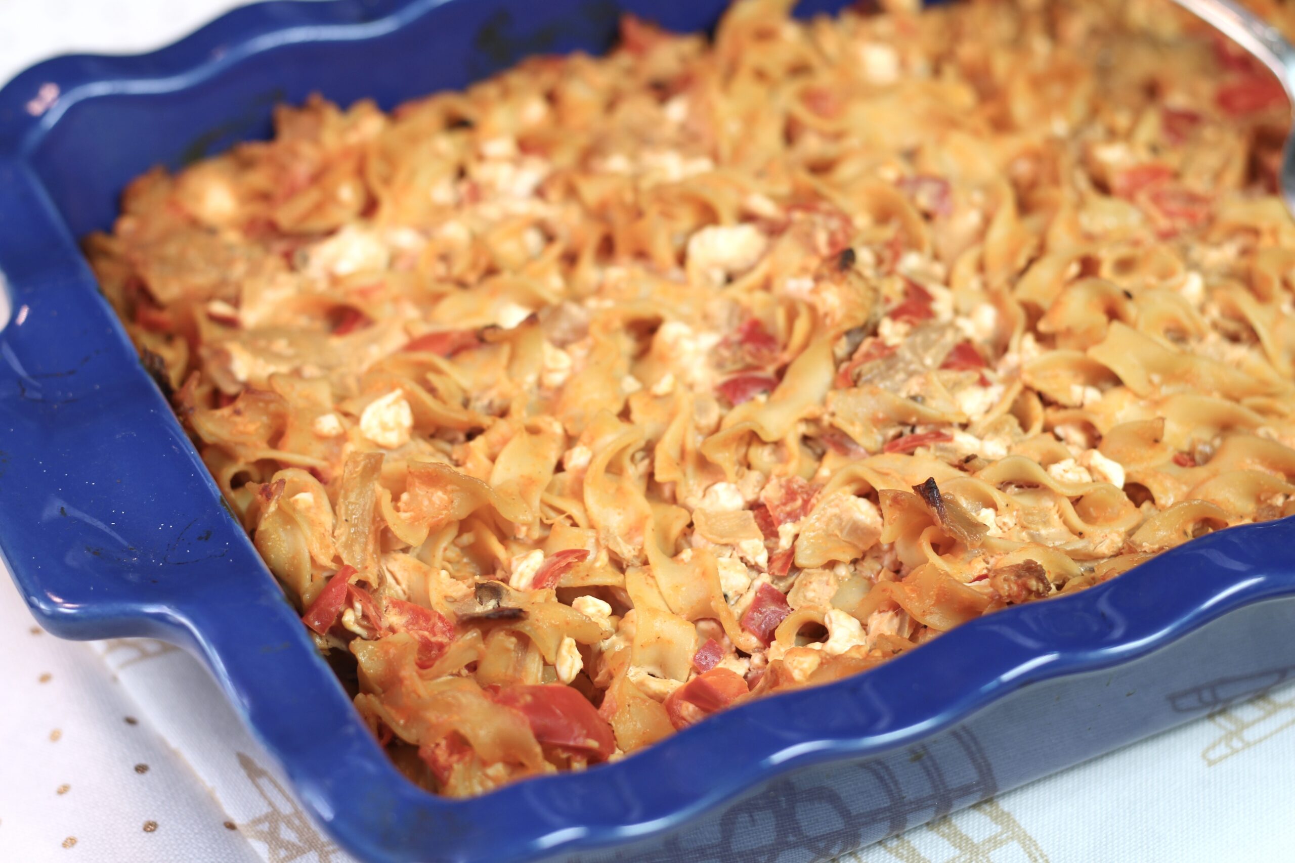 Peppery Gochujang Noodle Kugel