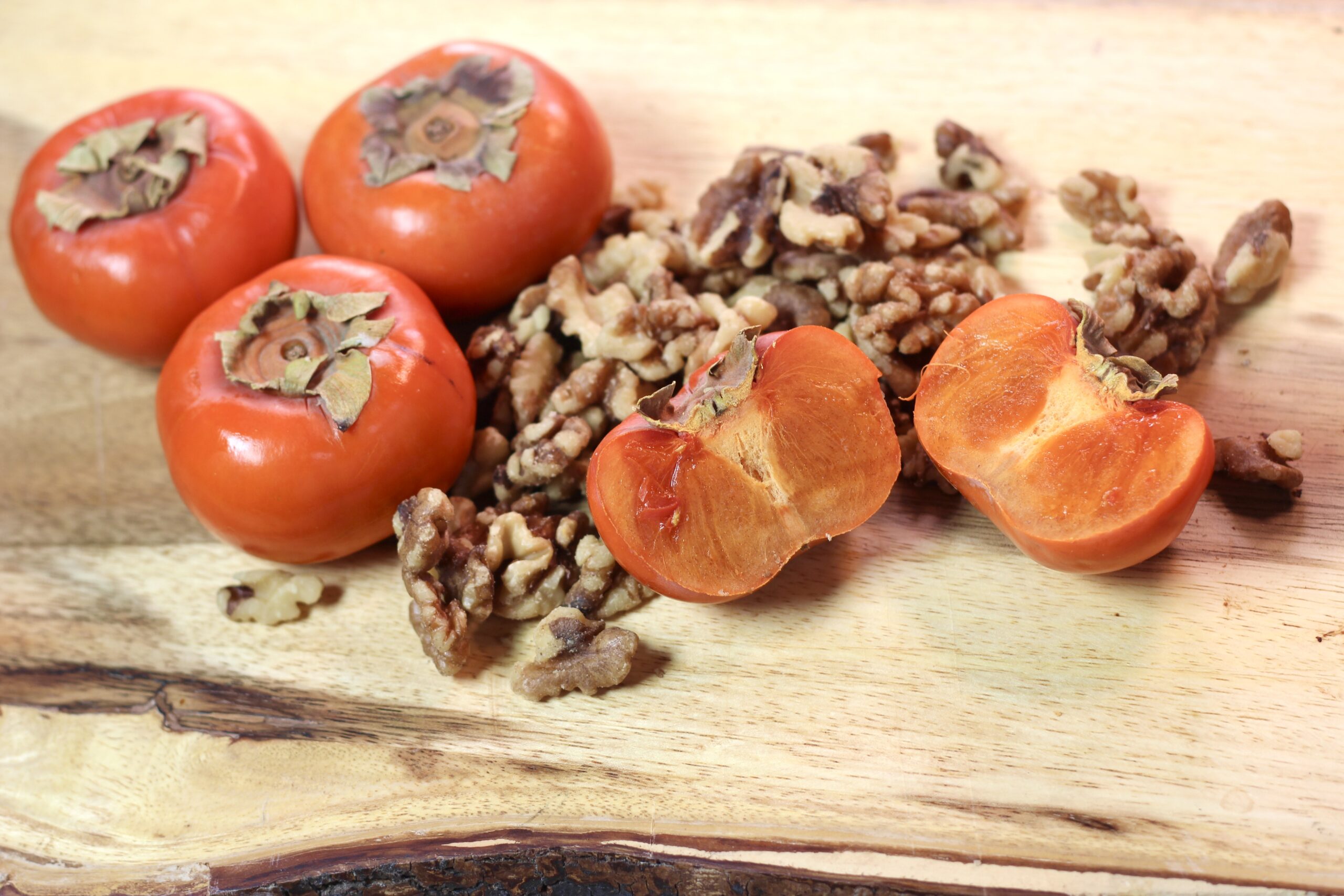 Persimmons and Walnuts
