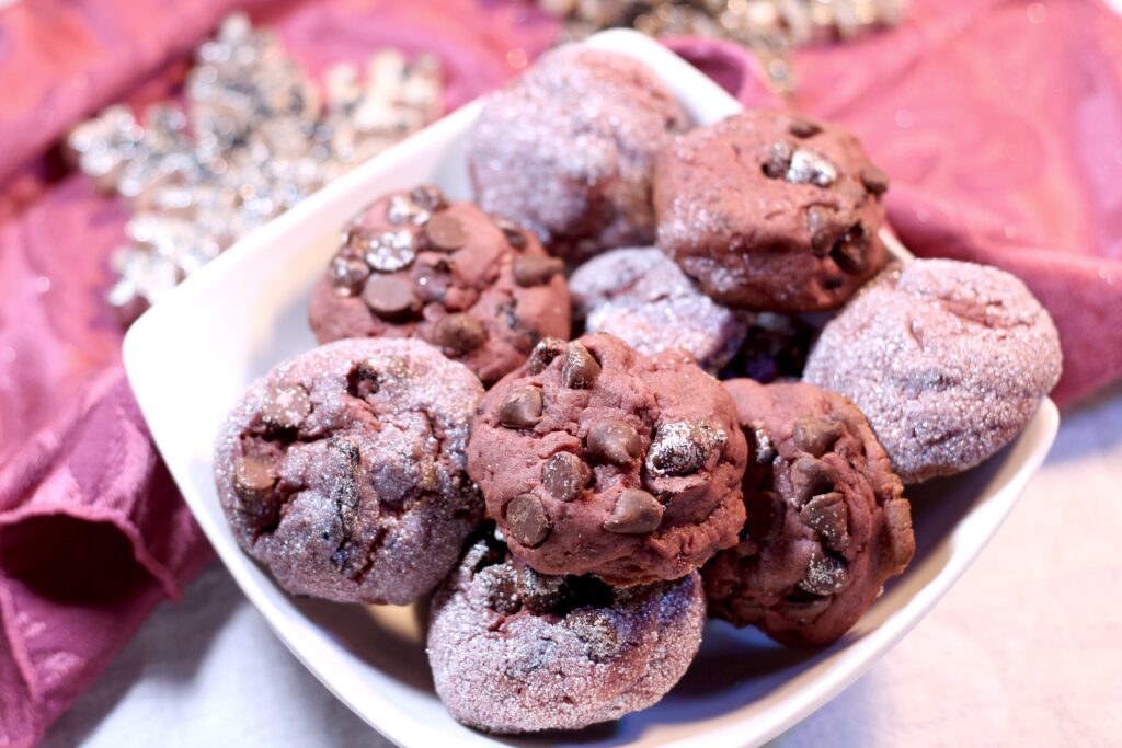 Sour Cherry Molasses Cookies