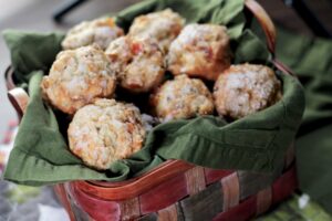 Lemon Pistachio Persimmon Muffins
