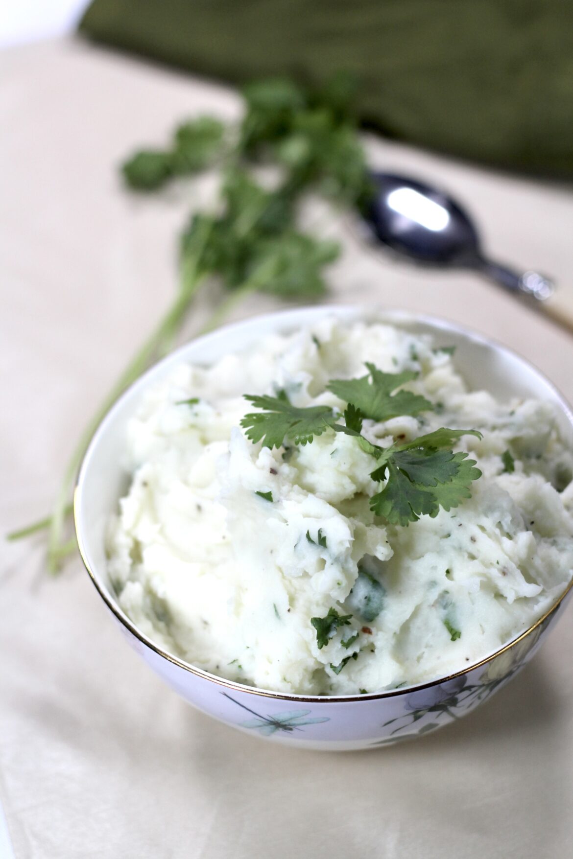 Buttermilk Cilantro Mashed Potatoes