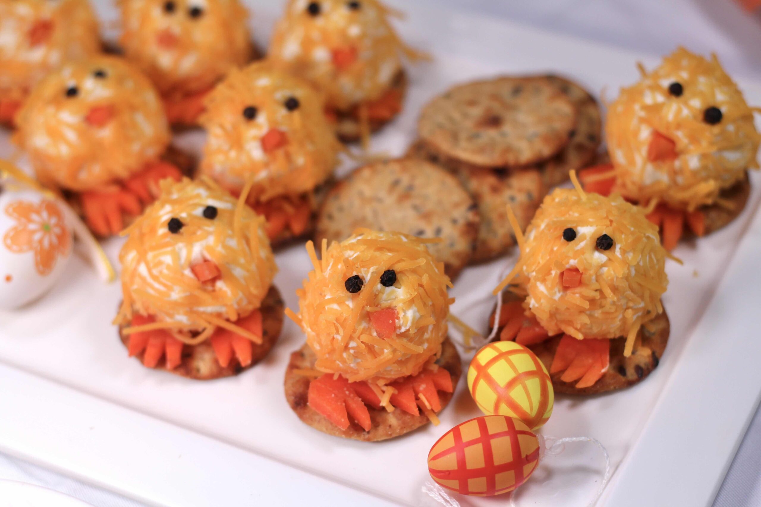 Cheesy Easter Chick Appetizer