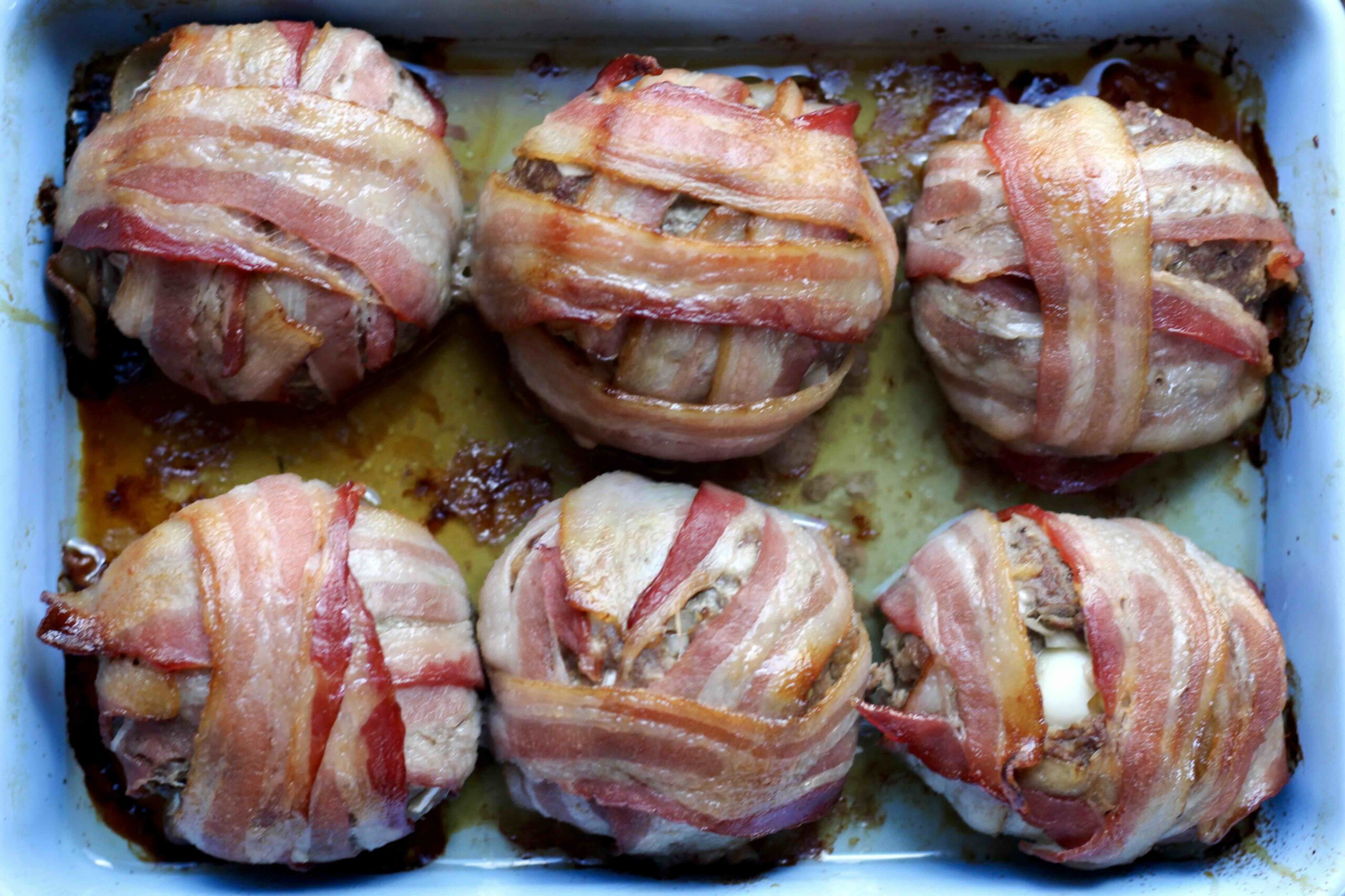 bacon wrapped Mini Loafs