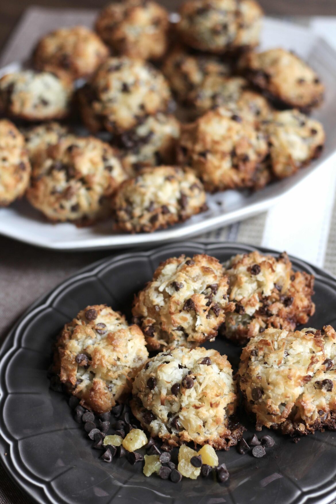 Ginger Chocolate Chip Macaroons