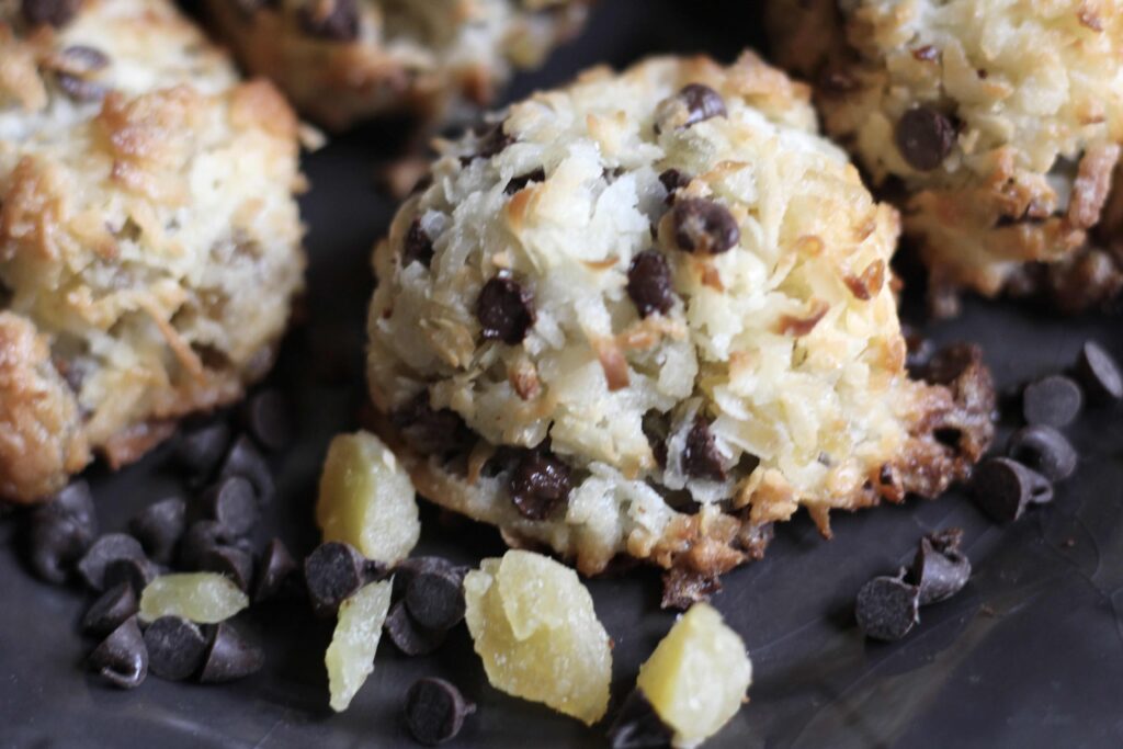 Ginger Chocolate Chip Macaroons