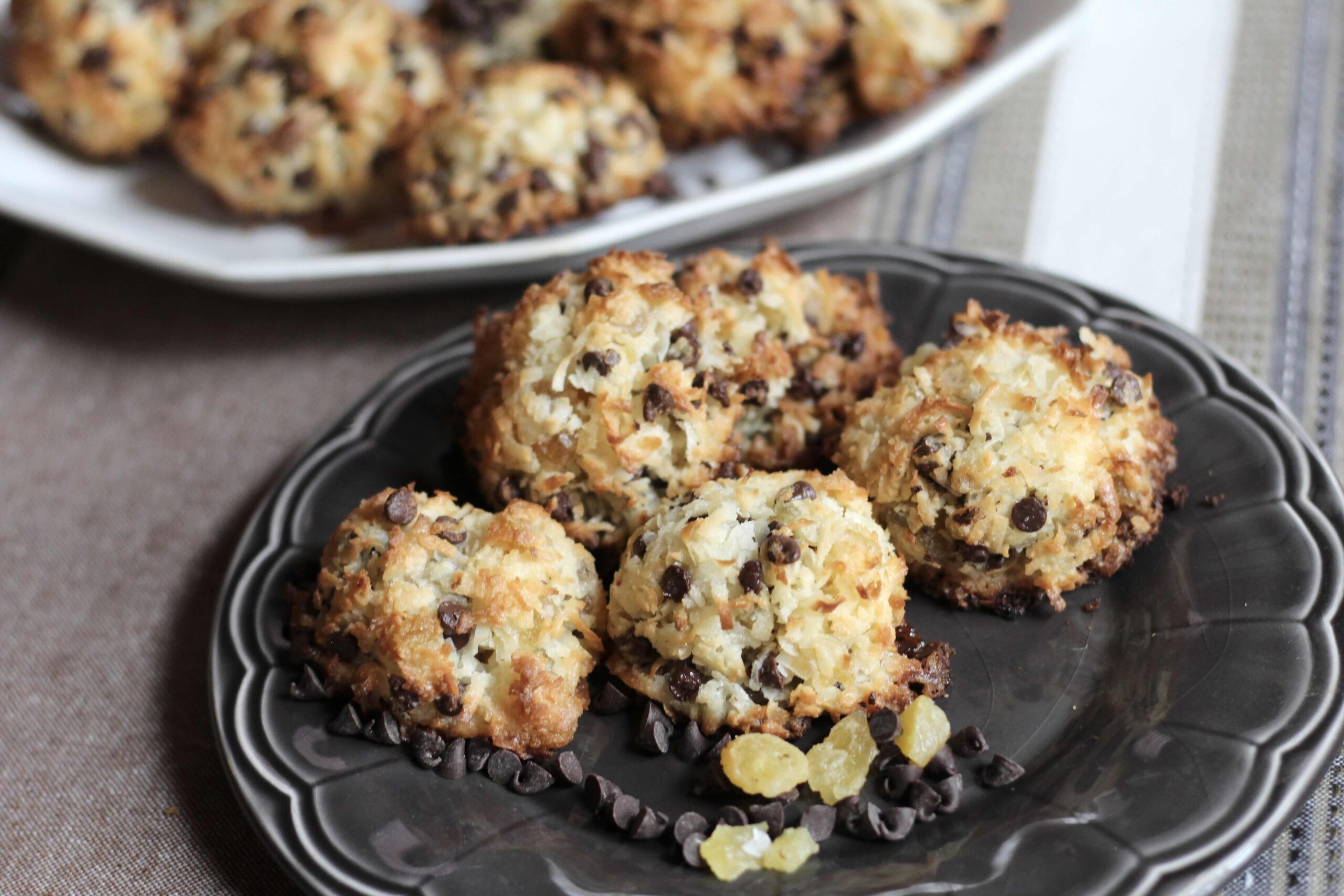 Ginger Chocolate Chip Macaroons