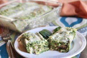 HAVARTI STUFFED SPINACH PANCAKES
