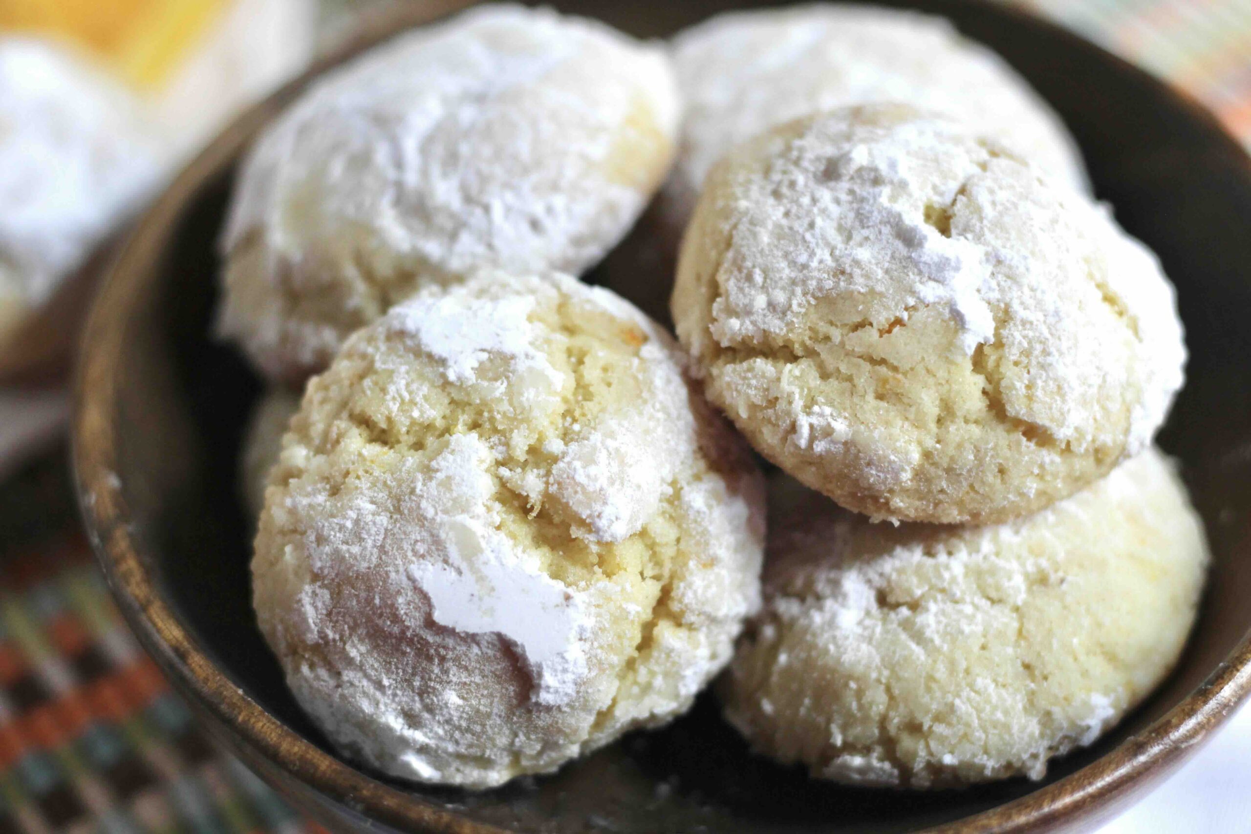 Orange Juice Crinkle Cookies