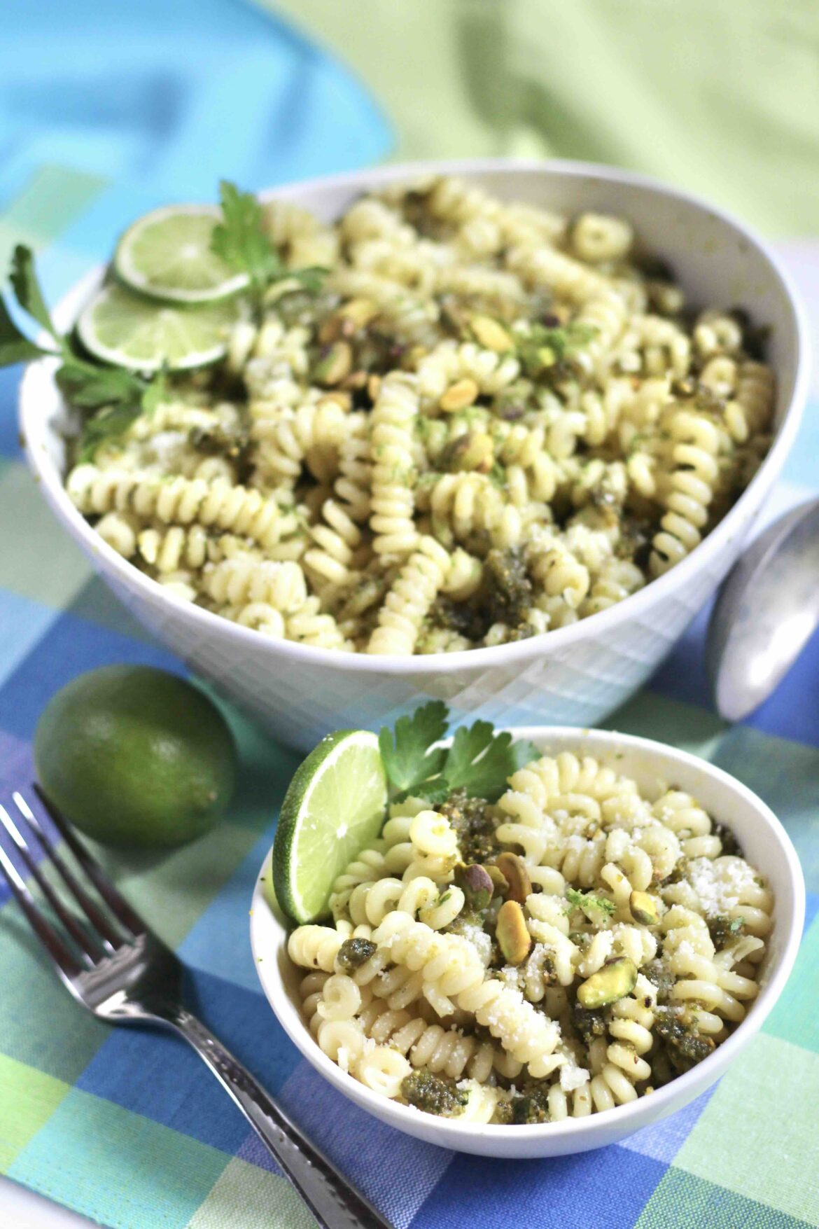 Pistachio Lime Pesto Pasta