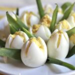 Spring Tulip Deviled Eggs