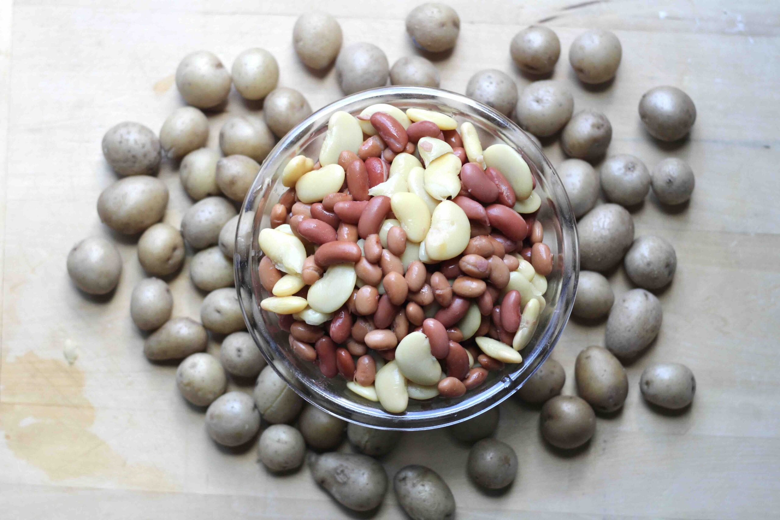 potatoes beans