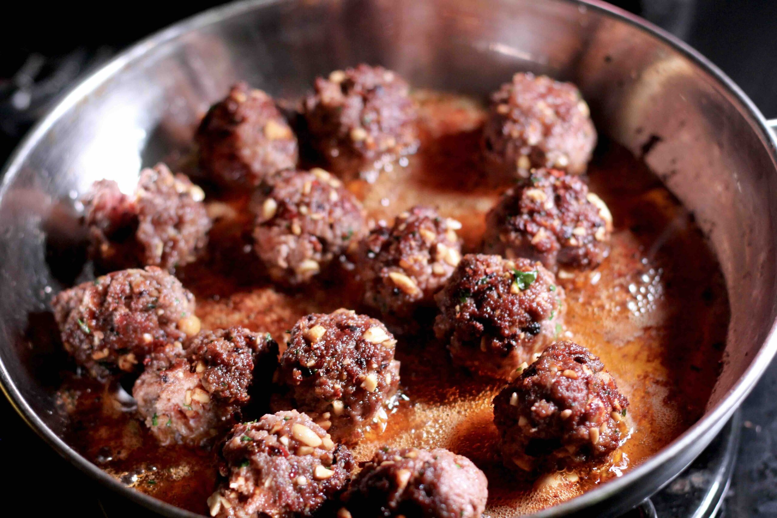  Chili Crisp Peanut Meatballs