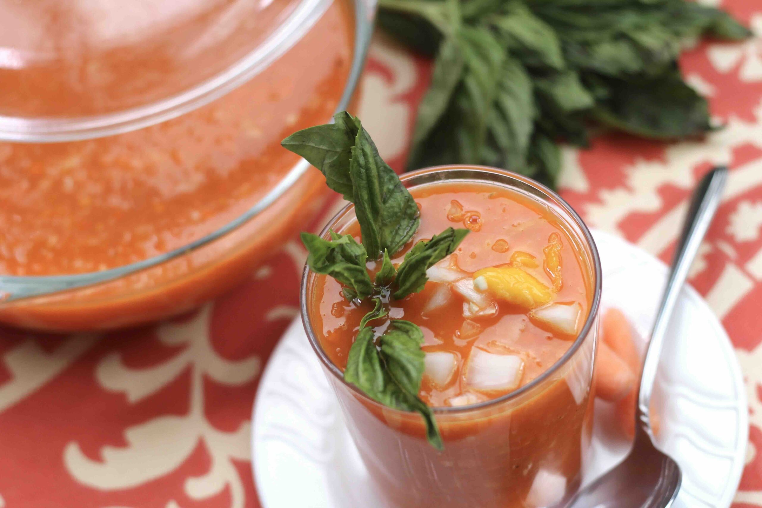 Chilled Carrot Mango Soup