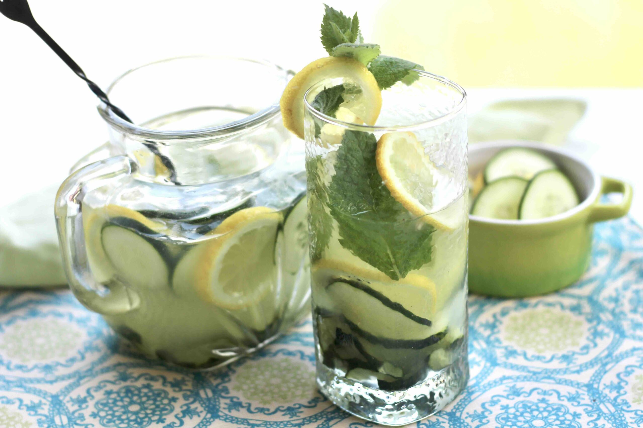 Cucumber Yuzu Gin Punch