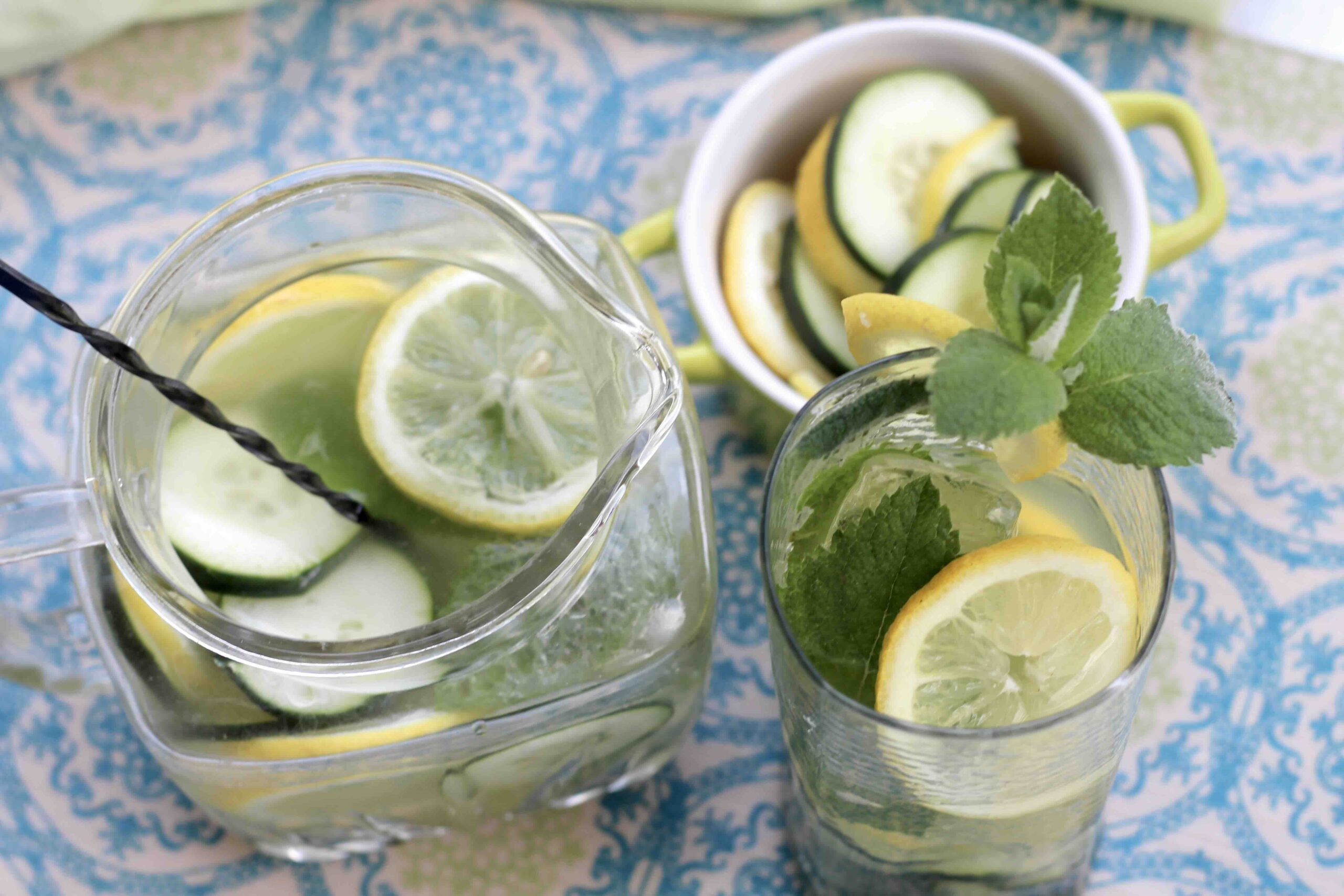 Cucumber Yuzu Gin Punch