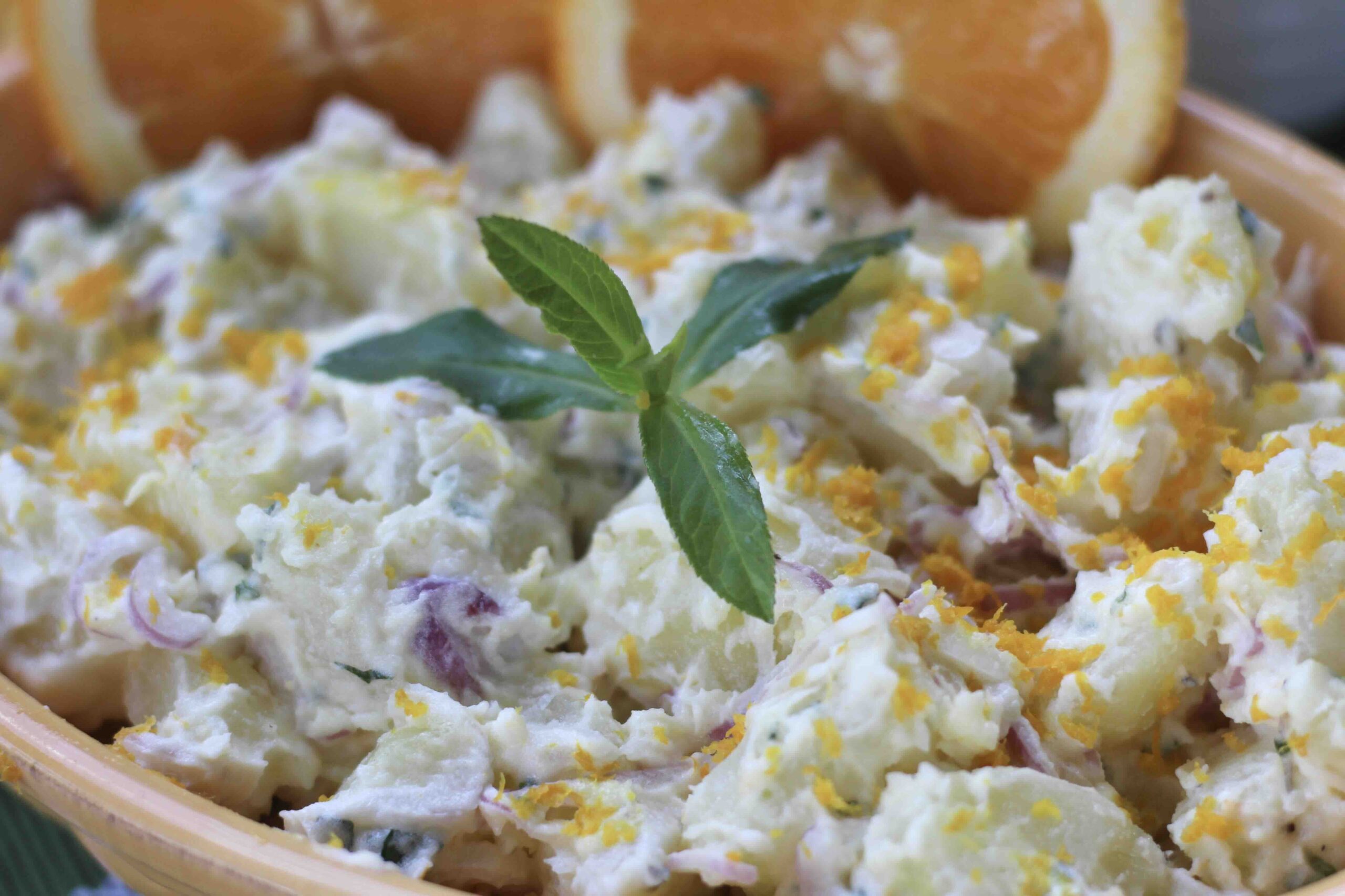 Orange Tarragon Potato Salad