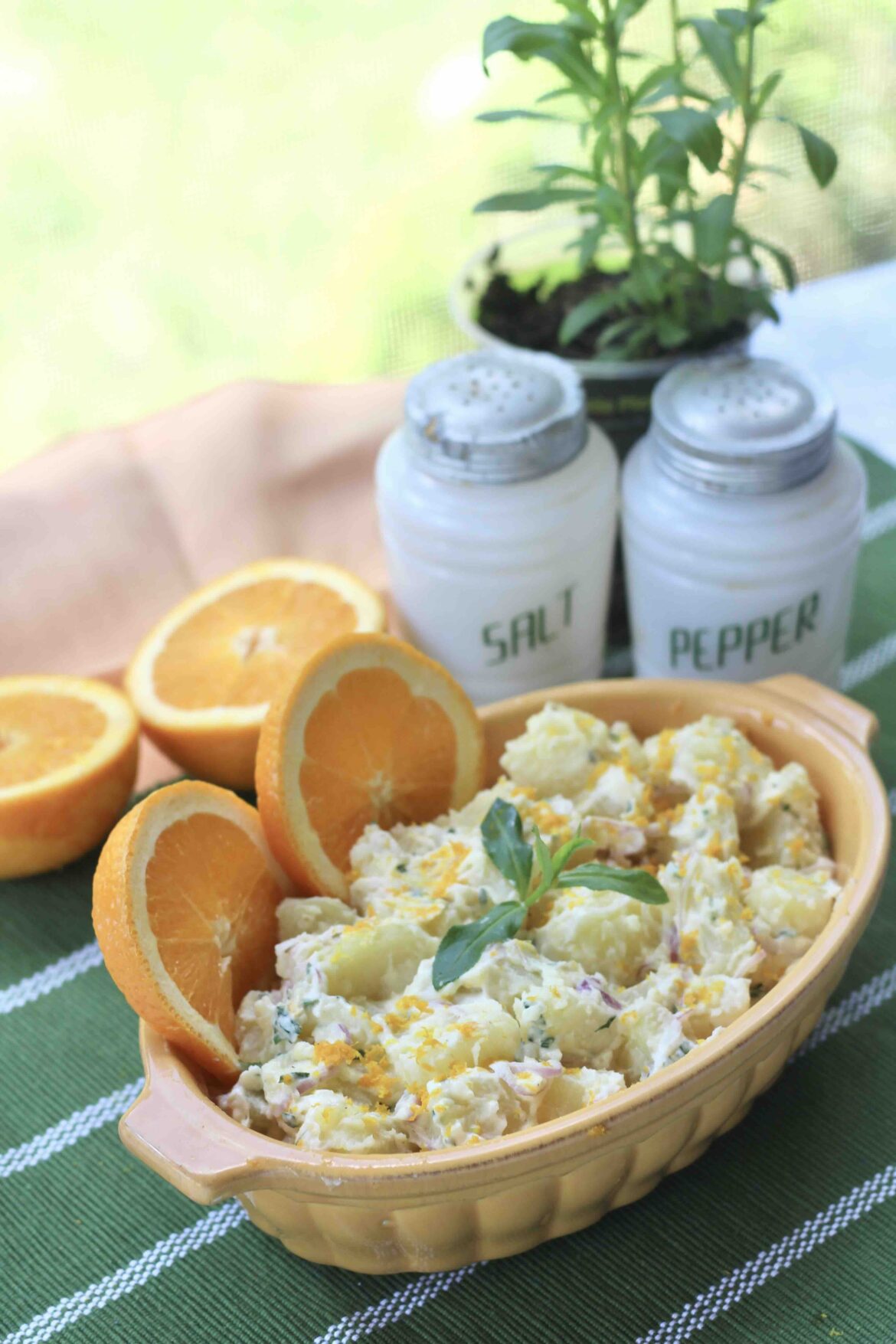 Orange Tarragon Potato Salad