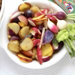 Rainbow Radish Beet Potato Salad