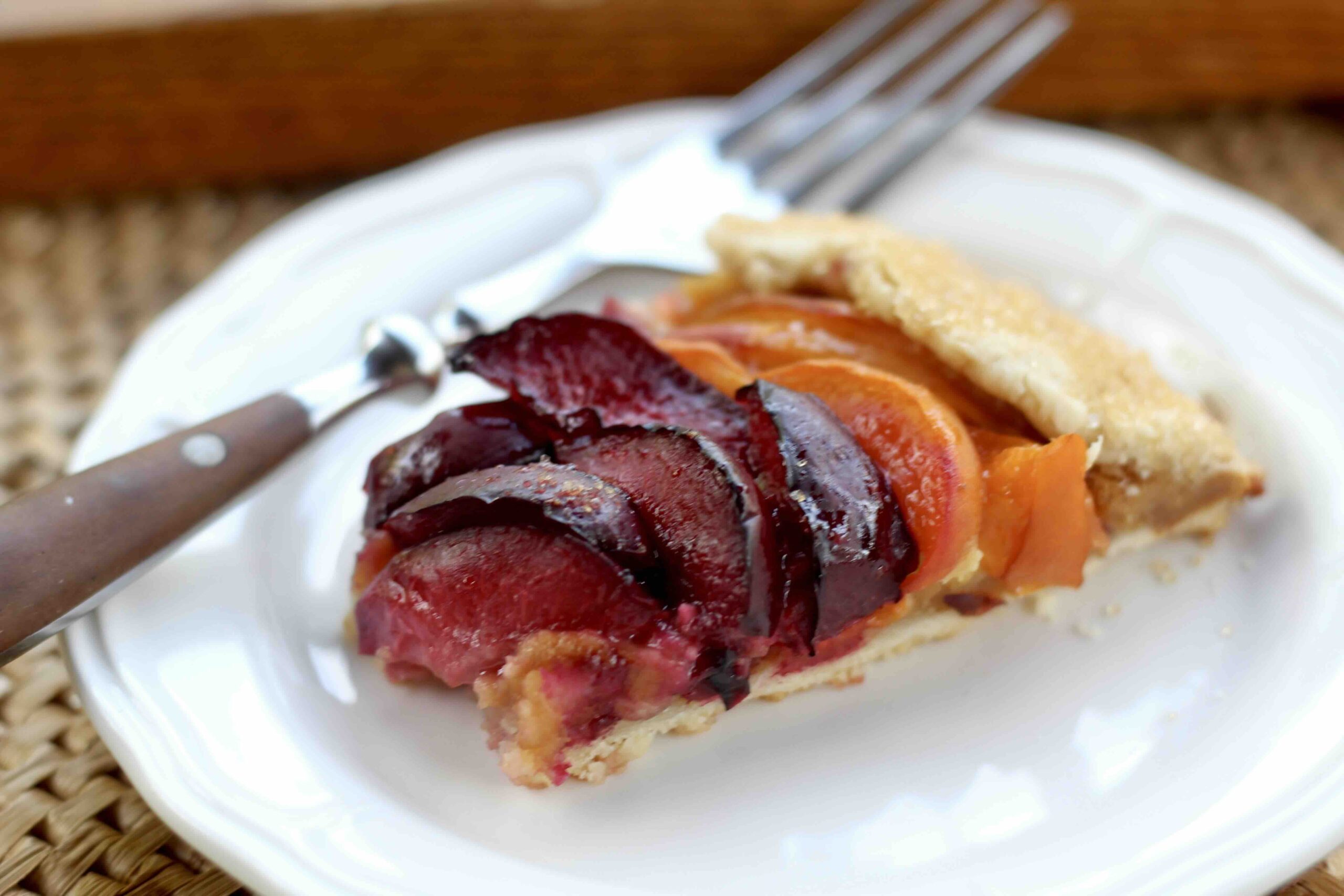 Stone Fruit Marzipan Galette