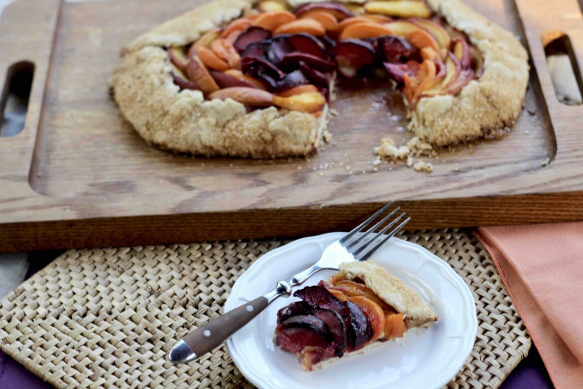 Stone Fruit Marzipan Galette