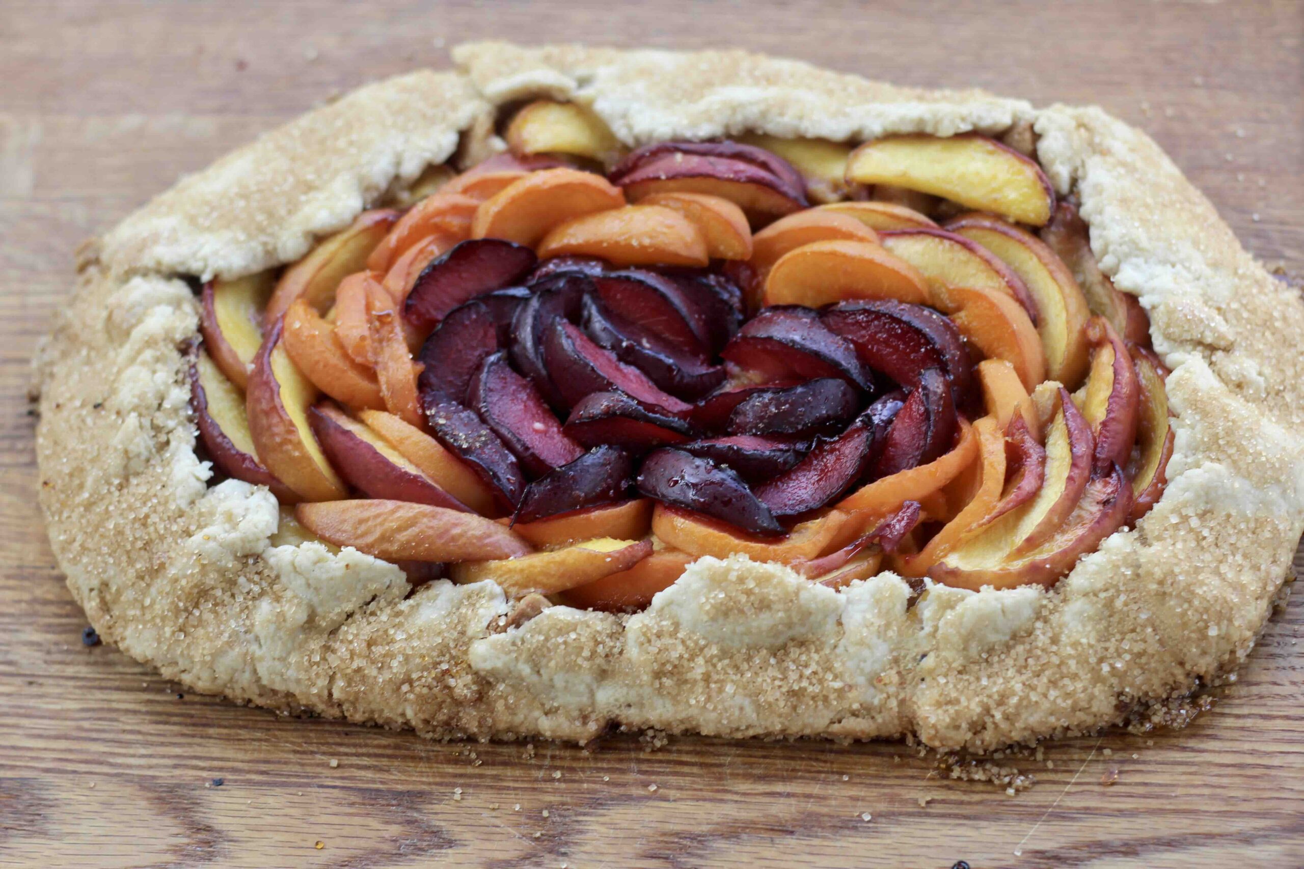 Stone Fruit Marzipan Galette