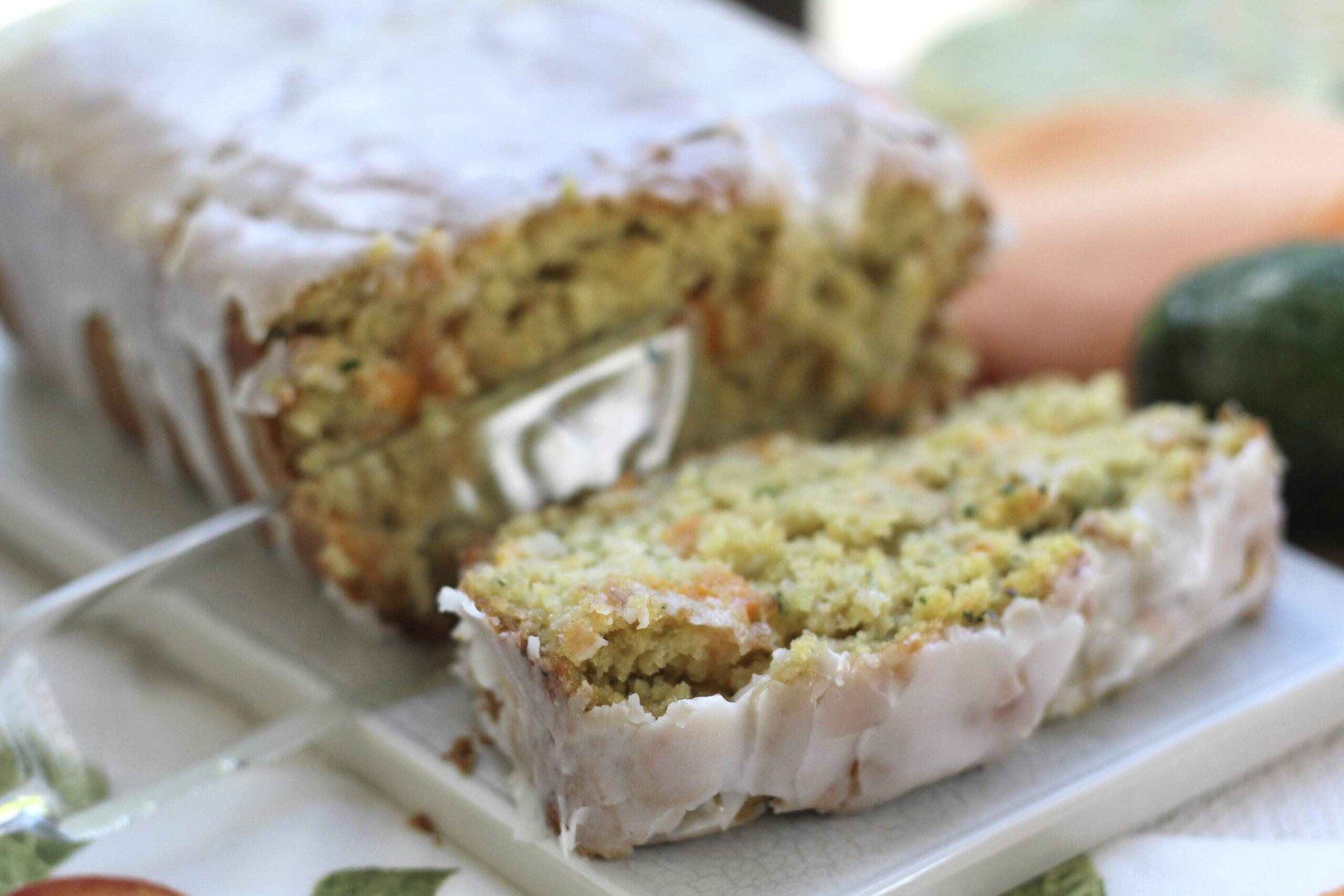 Zucchini Buttermilk Apricot Cake