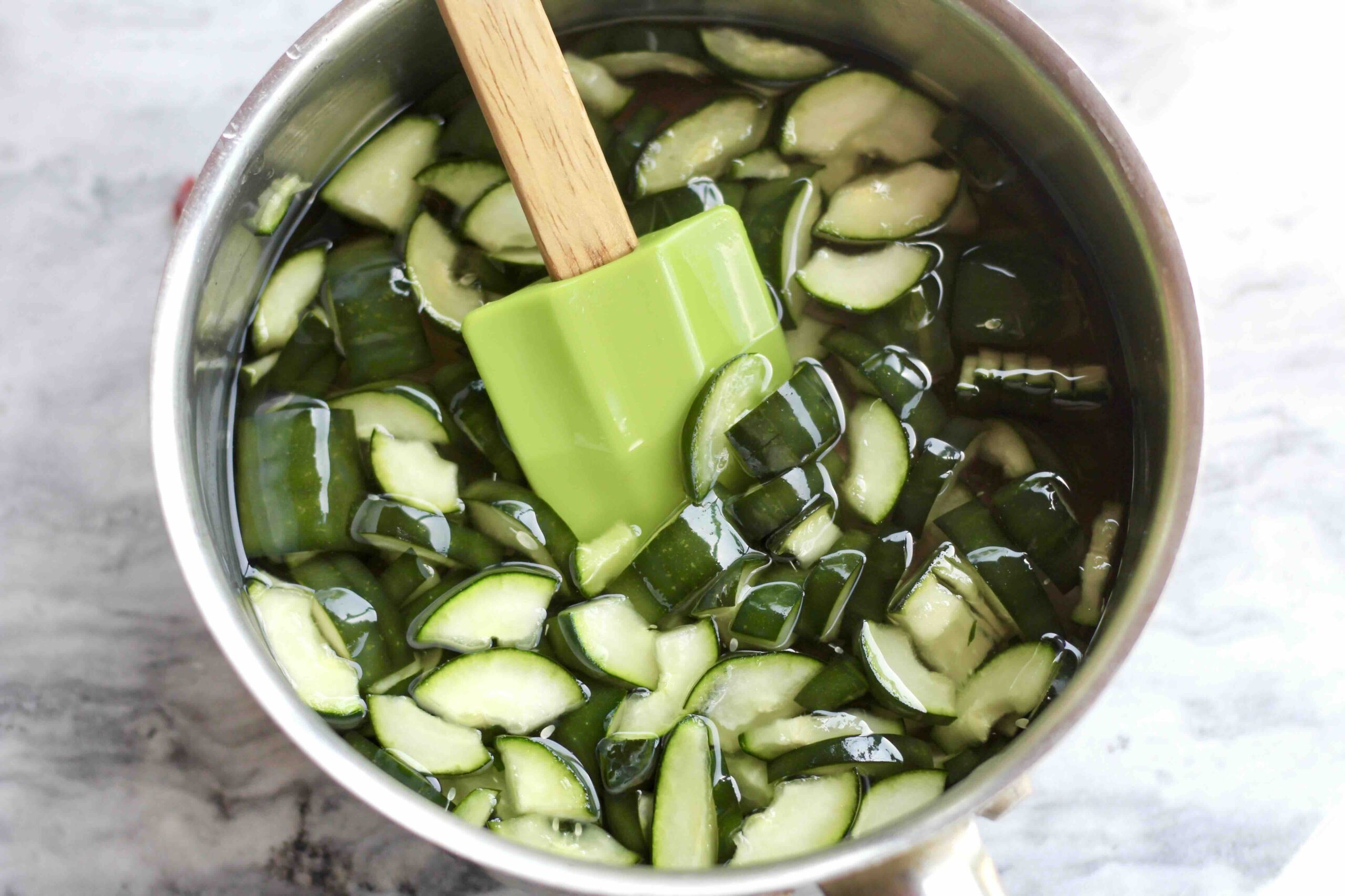 Homemade Cucumber syrup