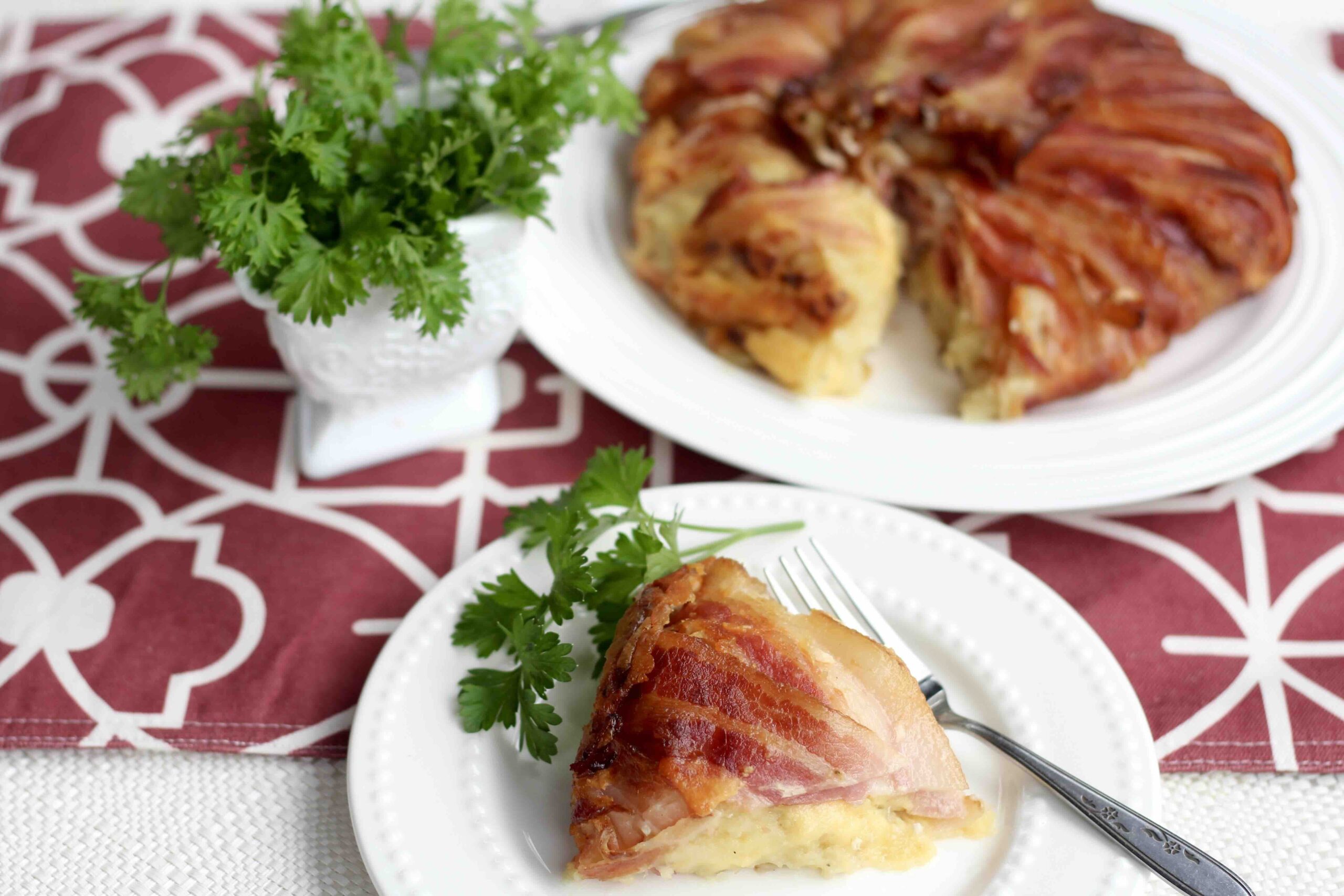 Cheesy Bacon Horseradish Potatoes