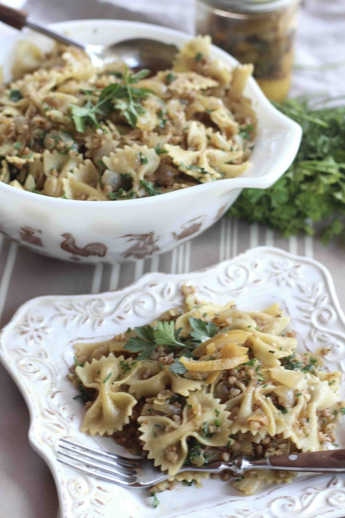 Preserved Lemon Kasha Varnishkes