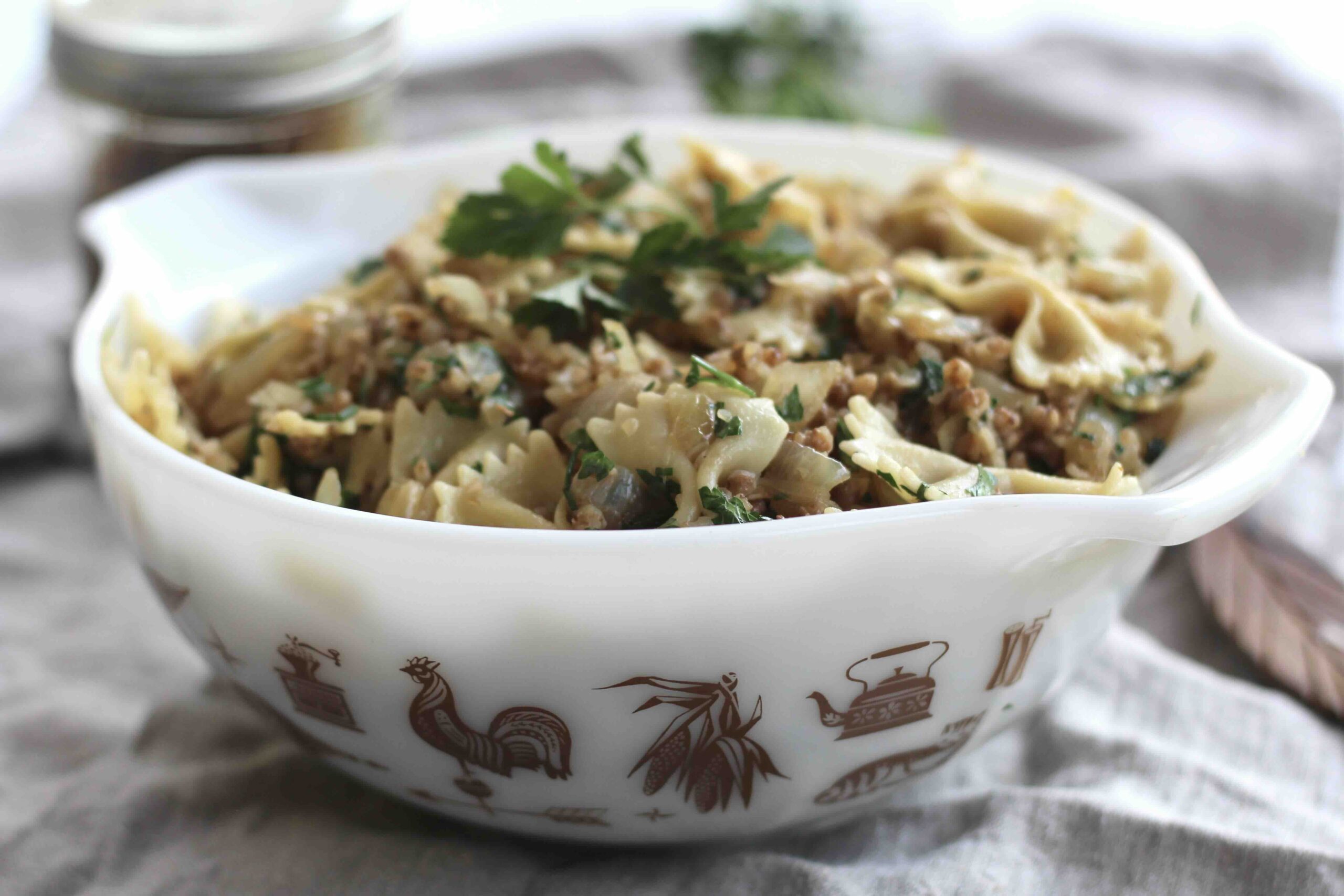 Preserved Lemon Kasha Varnishkes