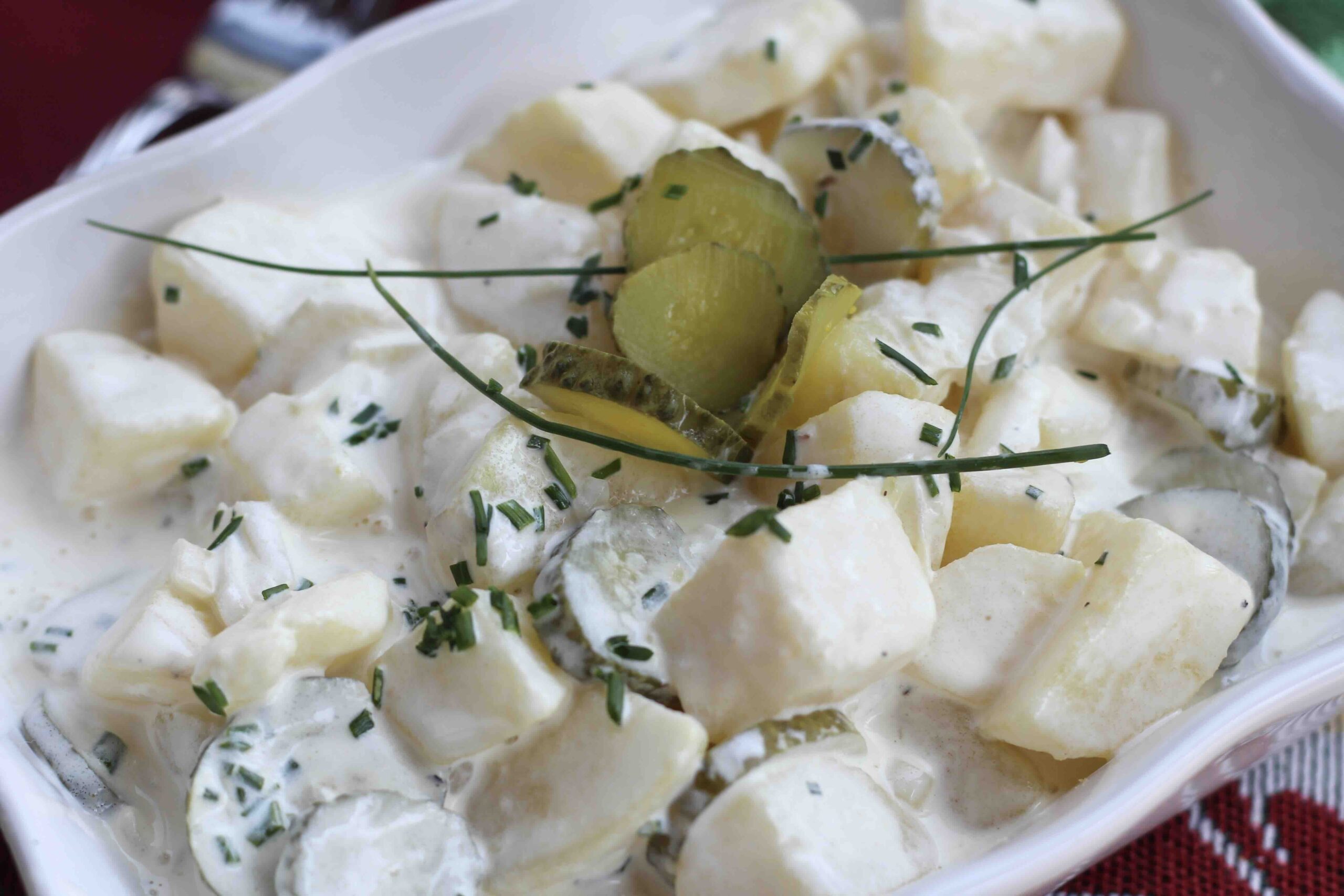 Sour Cream Pickle Potato Salad