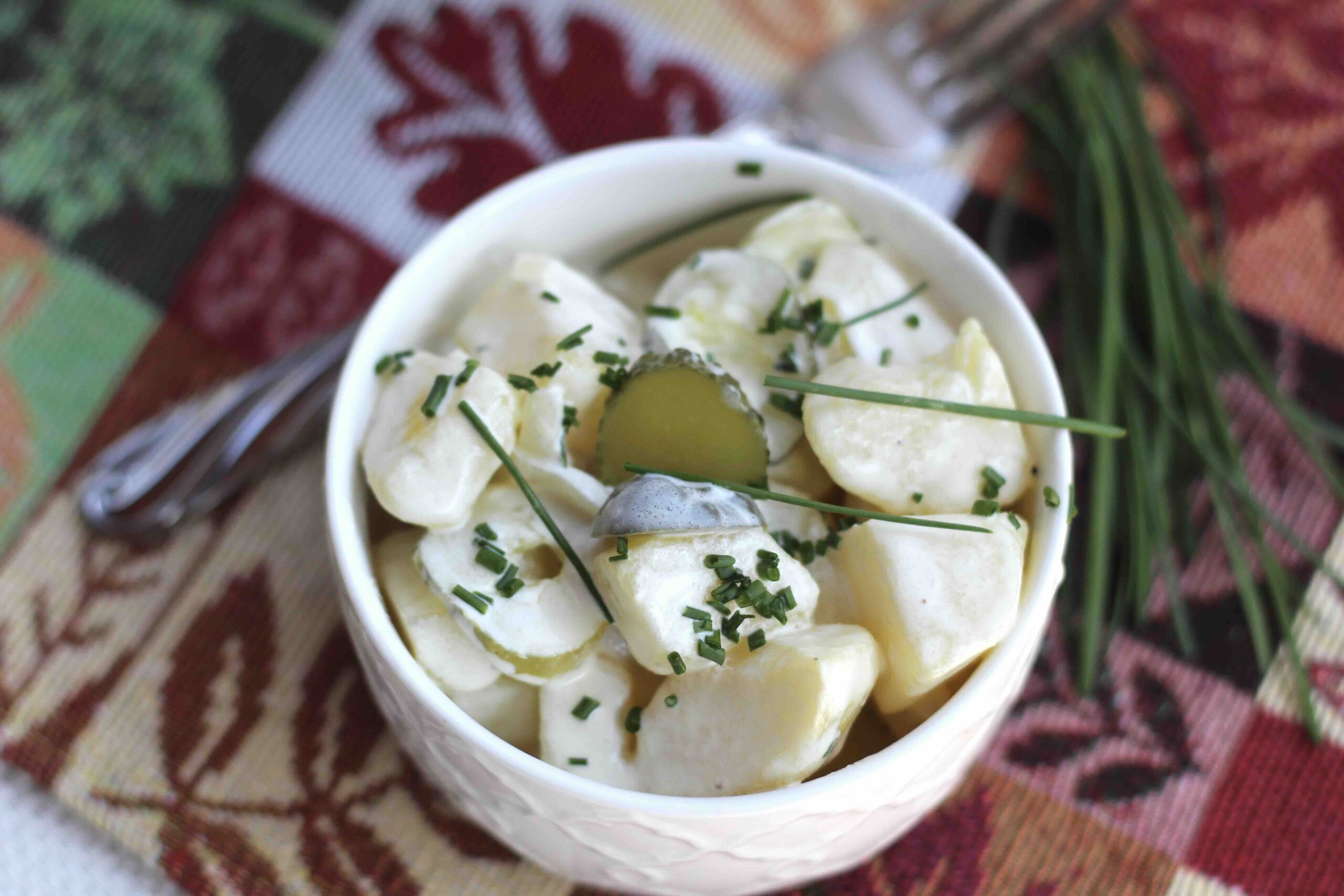 Sour Cream Pickle Potato Salad