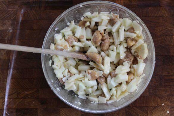 Apple Ginger Marzipan Strudel