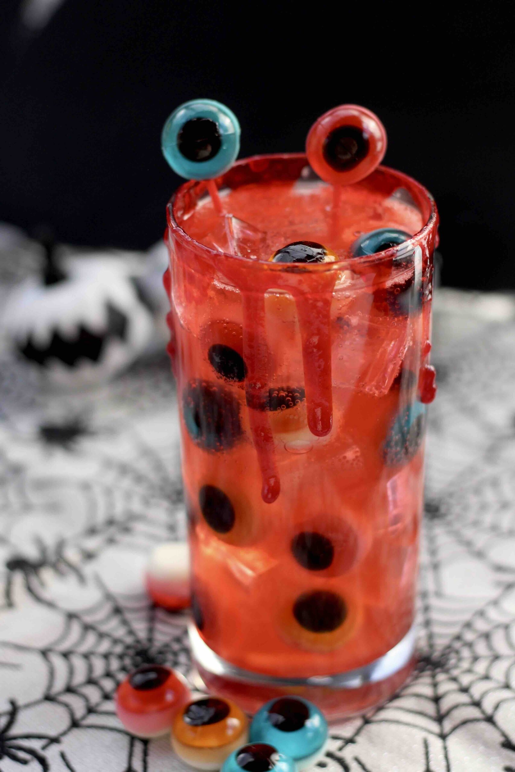 Bloody EYE-Ball Halloween Cocktail