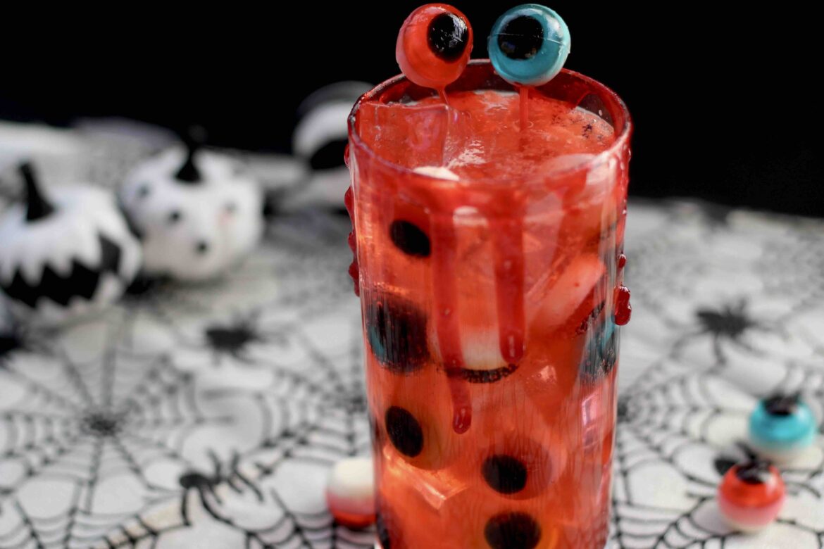 Halloween Bloody EYE-Ball Cocktail