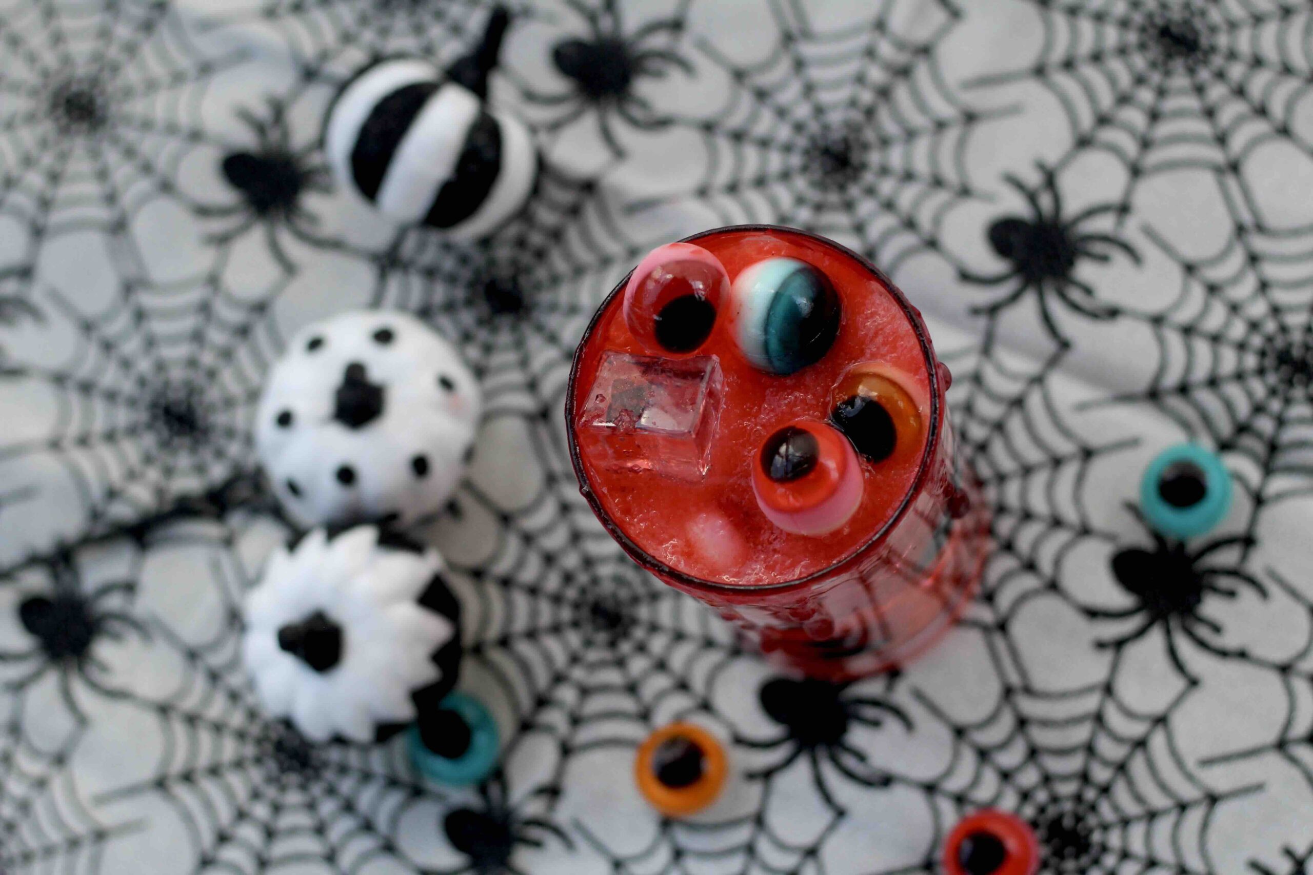 Bloody EYE-Ball Halloween Cocktail