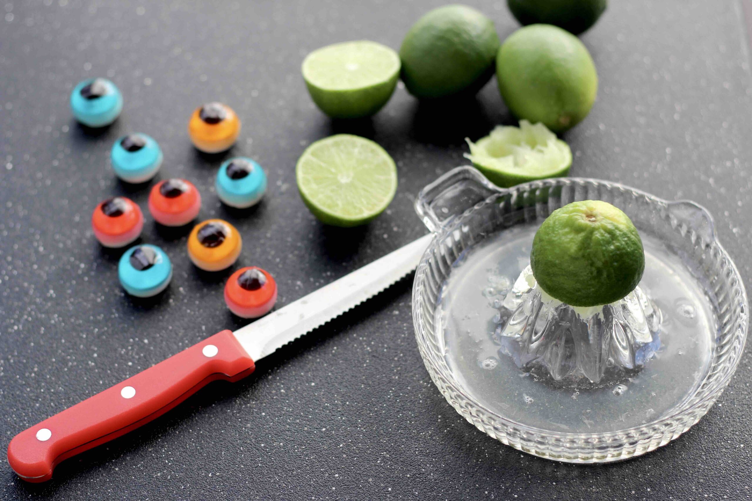 Squeezing Limes and Gummy Eyeballs