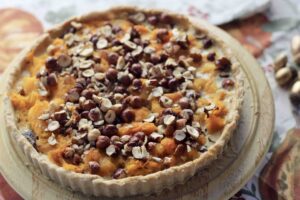 Butternut Squash Hazelnut Tart