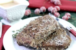Coffee Salt Crusted Steak