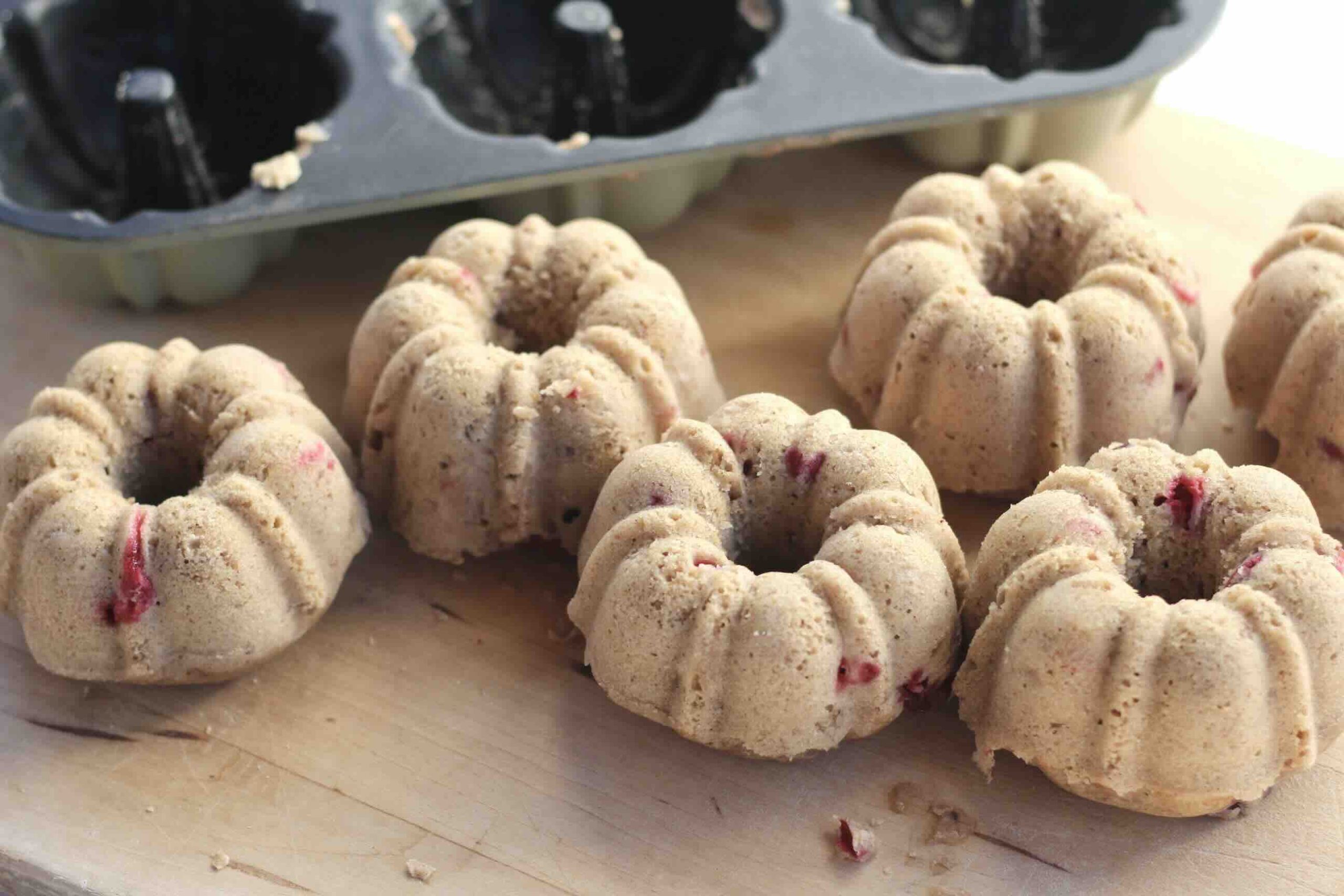 Cranberry Walnut Spice Cakes