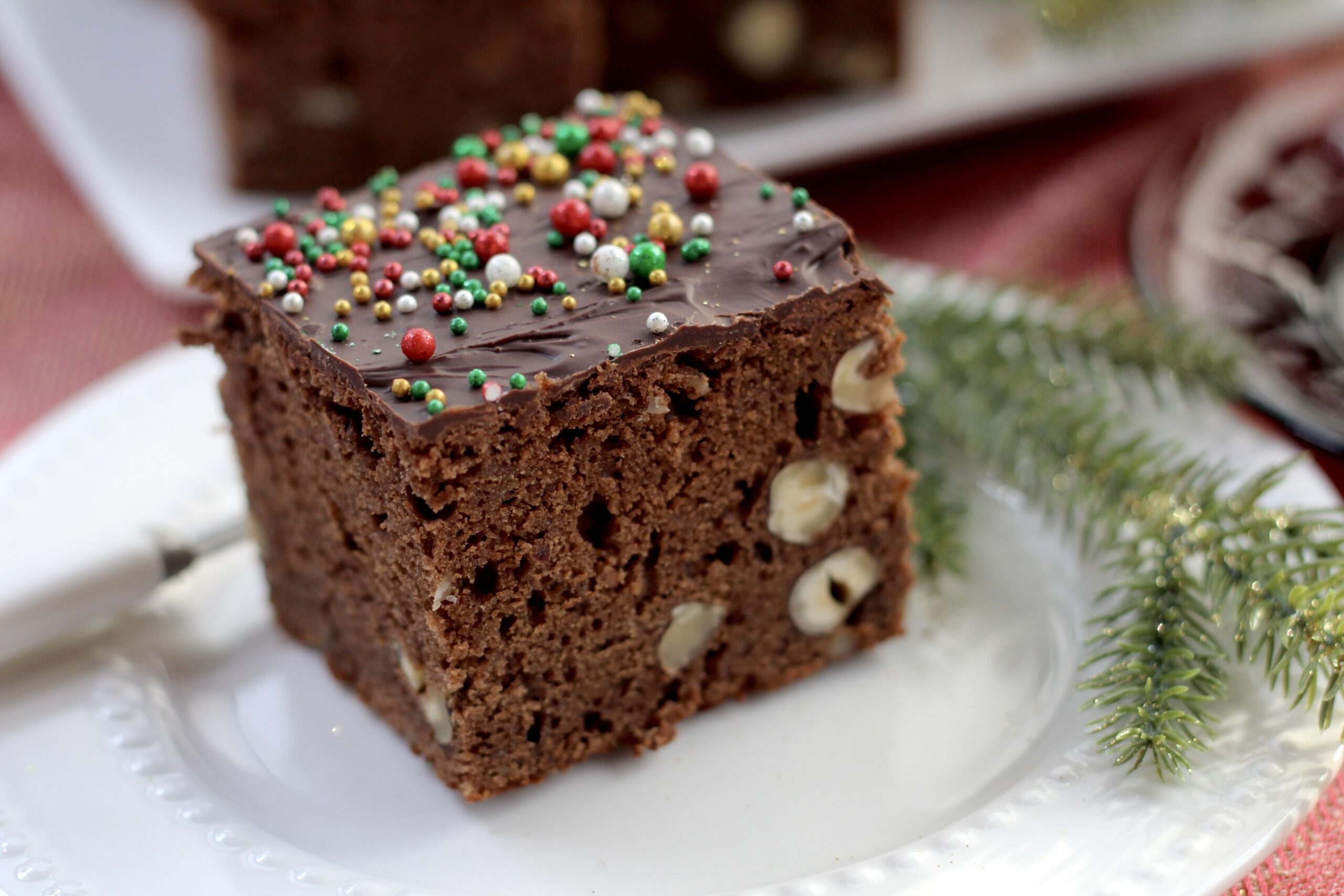 Glühwein Chocolate Hazelnut Cake