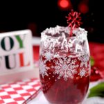 Coconut Pomegranate Christmas Cocktail